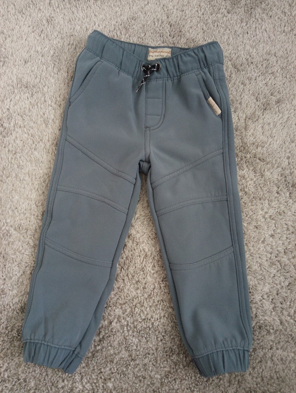 Toddler Boys Vintage Weatherproof Gray Jogger Pants - Size 3T